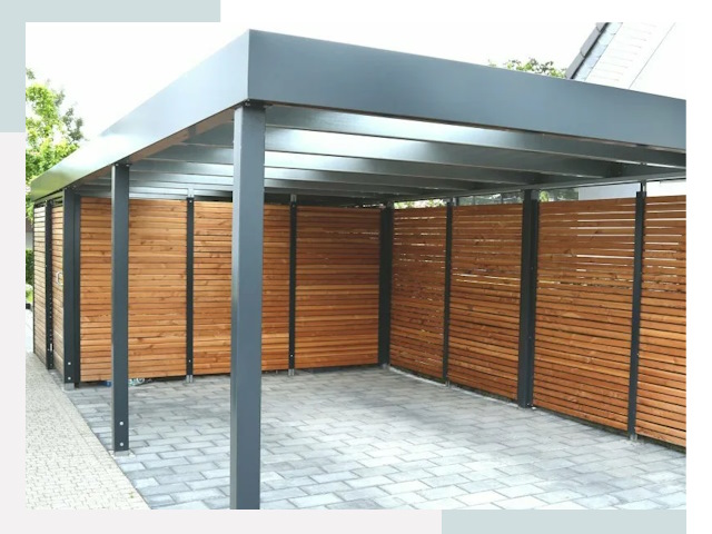 Навесы для парковки в Добрянке