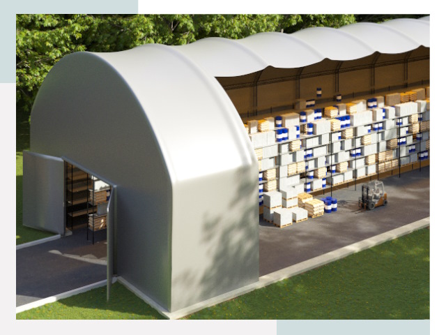 Тентовые ангары в Добрянке