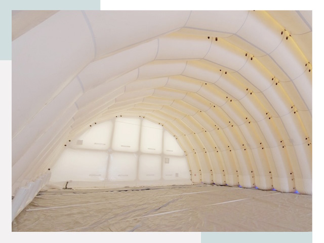 Пневмокаркасные ангары в Добрянке