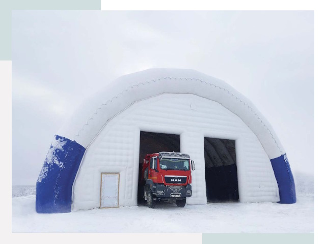 Мобильные ангары в Добрянке