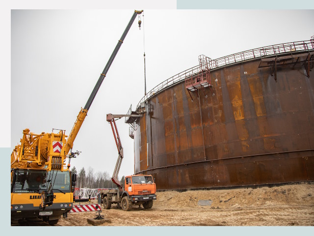 Монтаж резервуаров в Добрянке от 606 руб. за м³