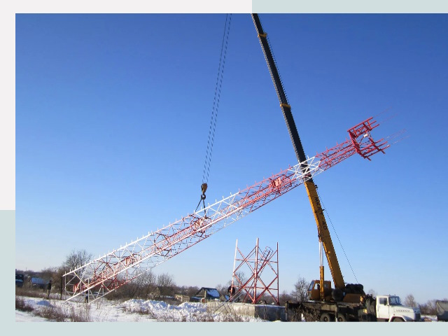 Строительство башен связи в Добрянке от 606 руб.