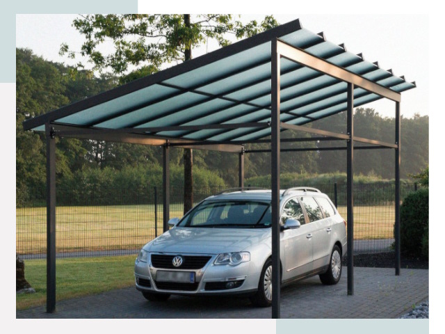 Навесы для автомобилей в Добрянке