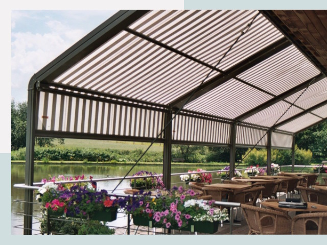 Элегантные навесы для кафе от 606 руб в Добрянка