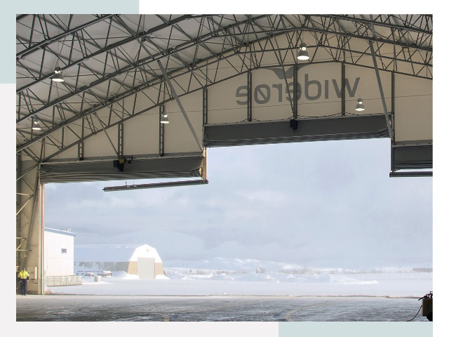 Ворота для ангаров в Добрянке