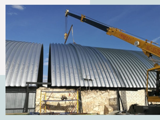 Реконструкция ангаров в Добрянке от 606 руб.